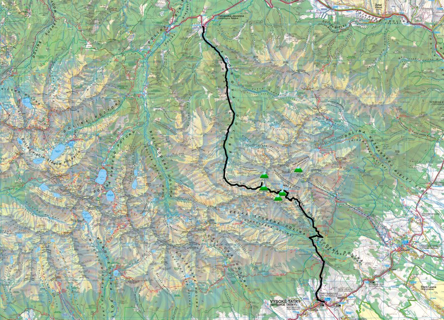 Lodowa Przełęcz - trasa wycieczki