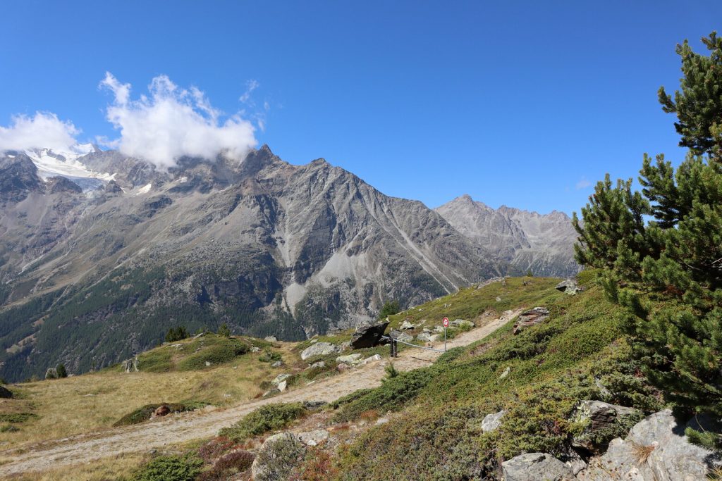 Widoki z okolicy Hoferälpji na północny-zachód