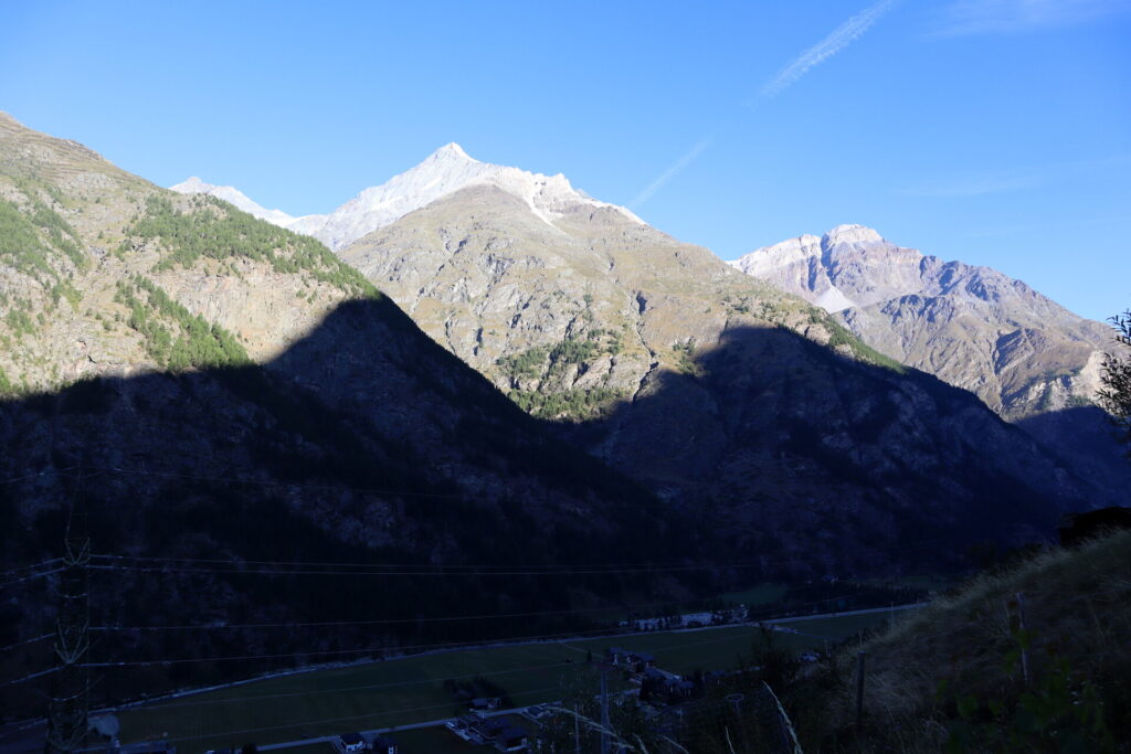 Weisshorn górujący nad Täschem