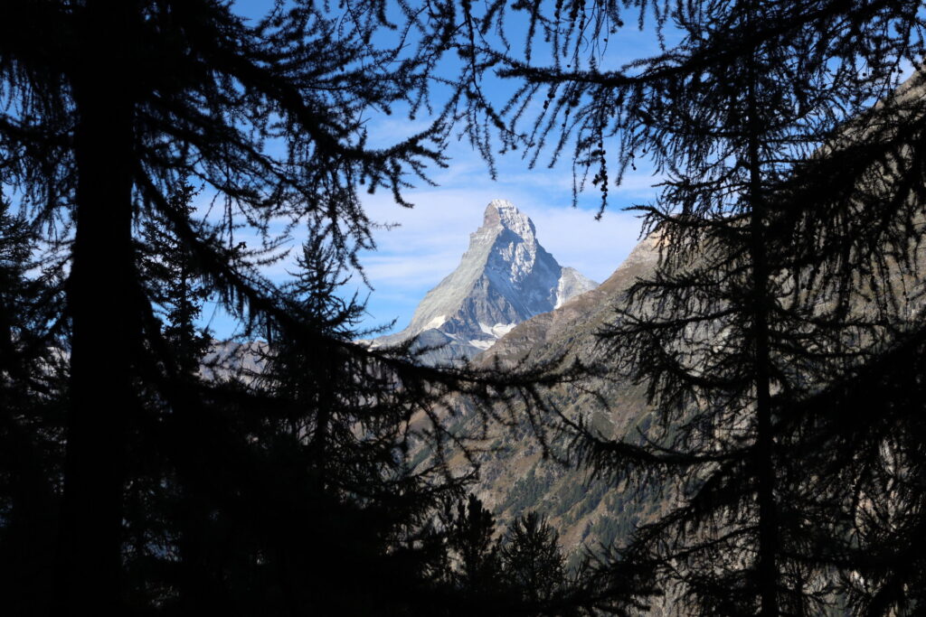 Pierwszy widok na Matterhorn